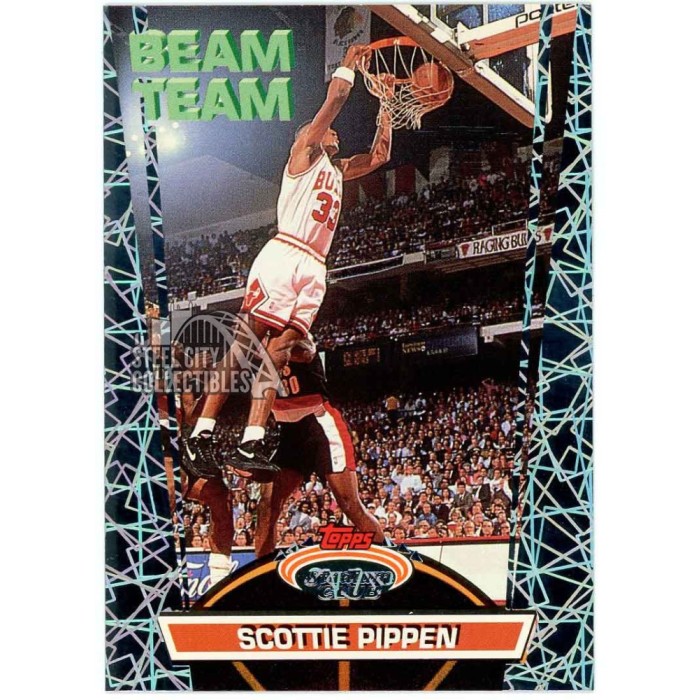 Scottie Pippen 1992-93 Topps Stadium Club Members Only Beam Team