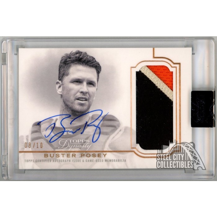 Buster Posey 2020 Topps Dynasty Dynastic Decoration Patch
