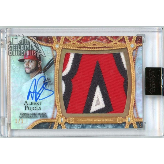 Albert Pujols 2022 Topps Dynasty Jumbo Patch Autograph Card #AJP