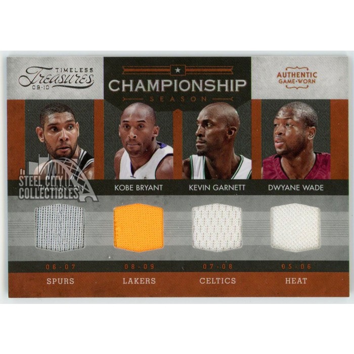 ケネディ大統領 セーター カード 2009 USA Tim Duncan Kobe Bryant Kevin Garnett Dwyane Wade 2009-10 Panini