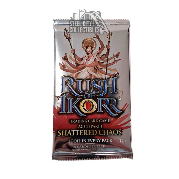 2025 Upper Deck Rush of Ikorr Shattered Chaos Booster Pack | Steel