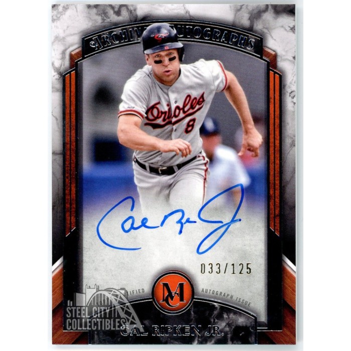 Cal Ripken Jr. 2022 Topps Museum Collection Archival Auto Card #AA
