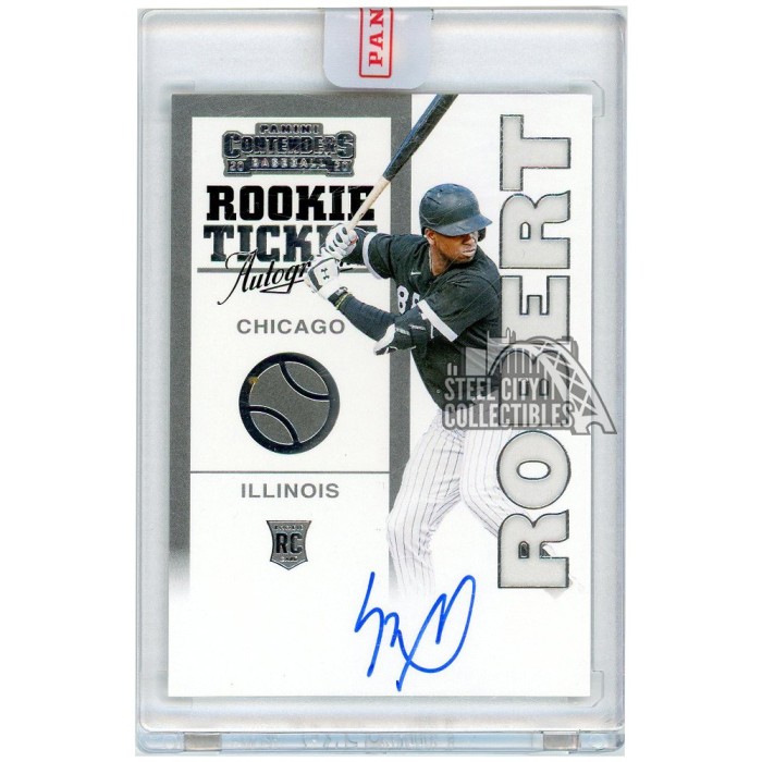 Luis Robert 2020 Panini Contenders 1998 Rookie Ticket Autograph