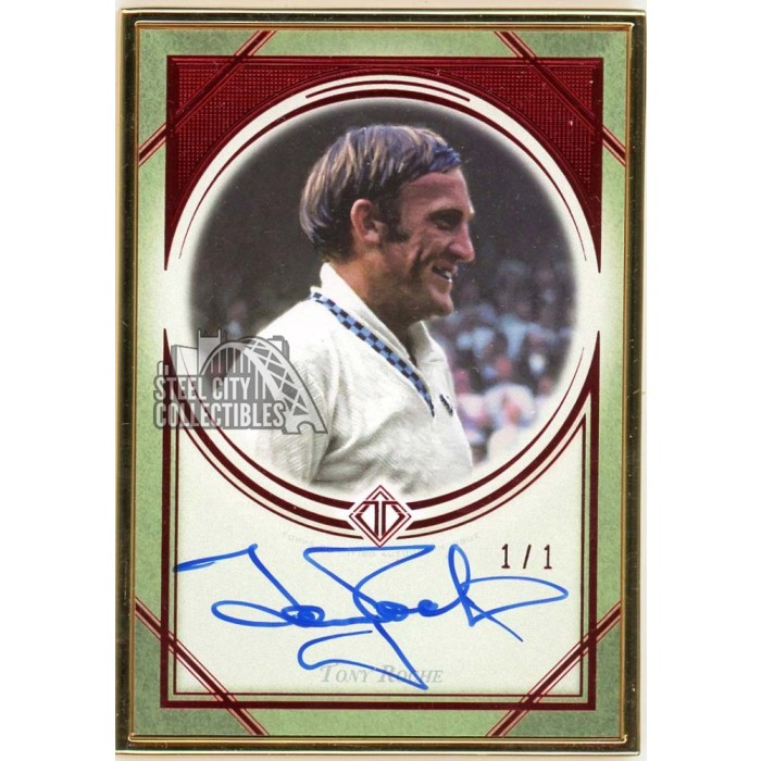 Anthony Roche Tony Roche 2020 Topps Transcendent Tennis HOF Red Autograph Card #TCA ...