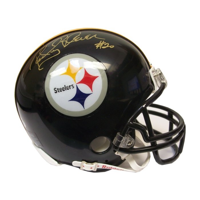 Autographed//Signed Rocky Bleier 4x SB Champ Pittsburgh Black Football Jersey JSA COA