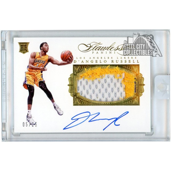 NBA 2015 Panini Basketball 】 D'ANGELO RUSSELL auto 直筆サイン