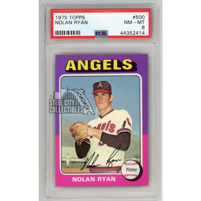 1974 Topps NOLAN RYAN PSA 8 ビンテージ MLB 1974 Topps Nolan Ryan | PSA CardFacts®