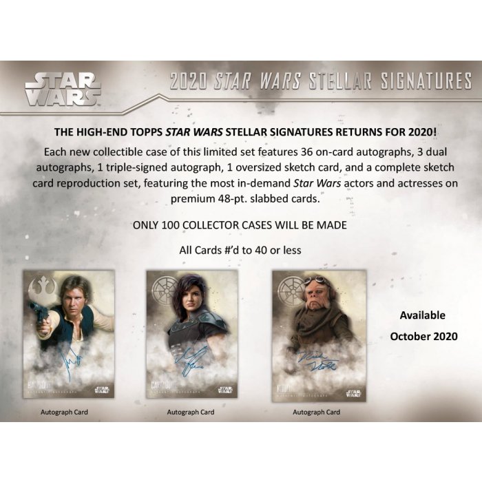 Topps Star Wars Stellar Signatures 【The Grand Inquisitor & Ezra 