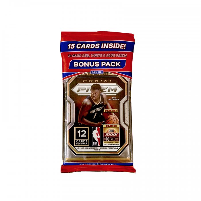 202021 Panini Prizm Basketball Cello Pack (15 Cards) Steel City