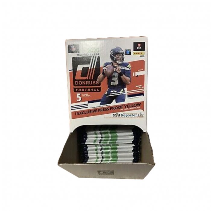 2020 Panini Donruss Football 48 Pack BoxDollar Tree Version Steel