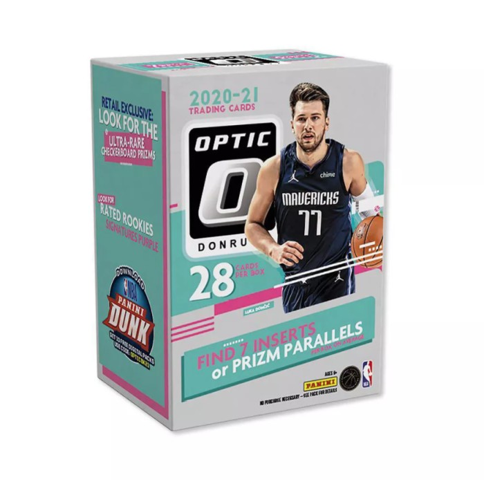 2020-21 Panini Donruss Optic Basketball 7-Pack Blaster Box | Steel