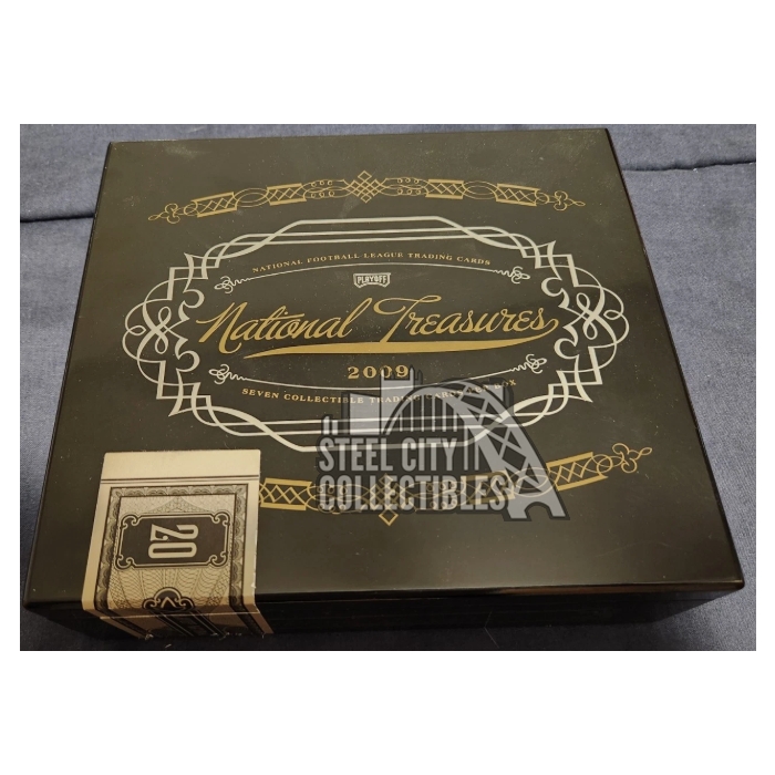 2009 Playoff National Treasures Football Hobby Box | Steel City ...