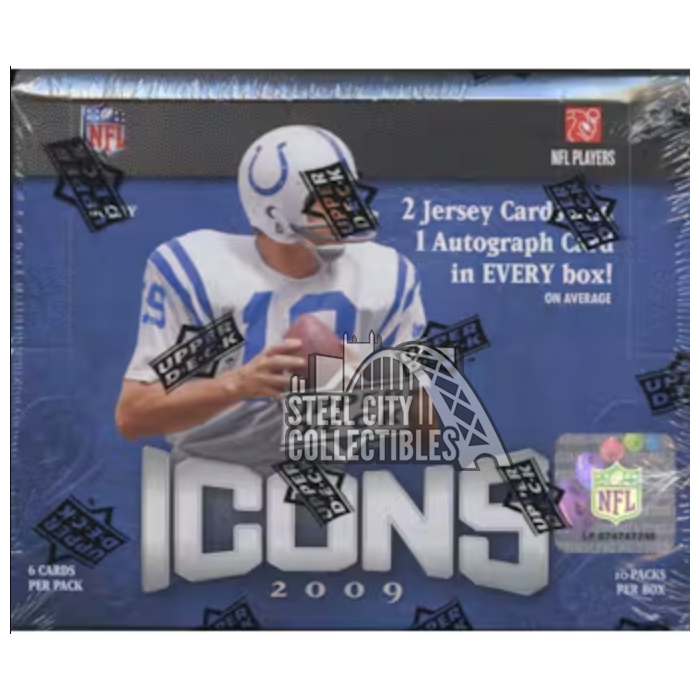 2009 Upper Deck Icons Football Hobby Box | Steel City Collectibles