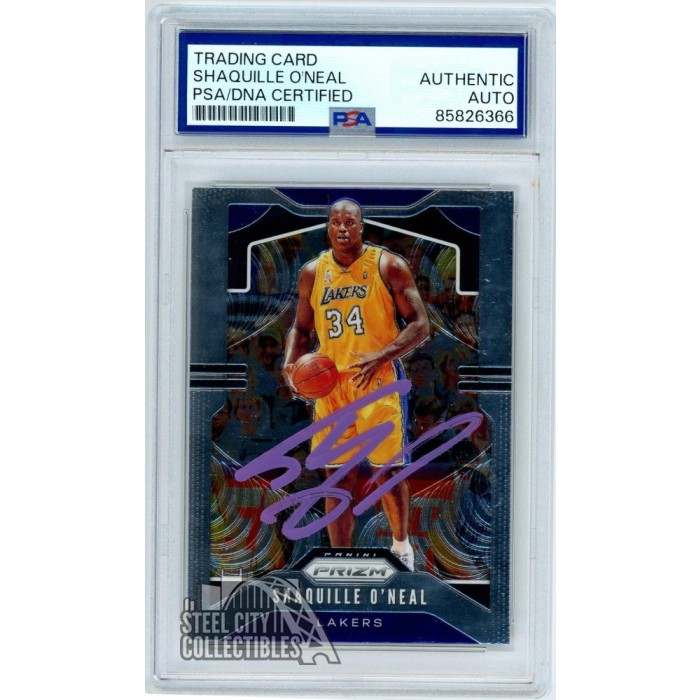 Shaquille O'Neal 2019-20 Panini Prizm Autograph Card #11 PSA/DNA