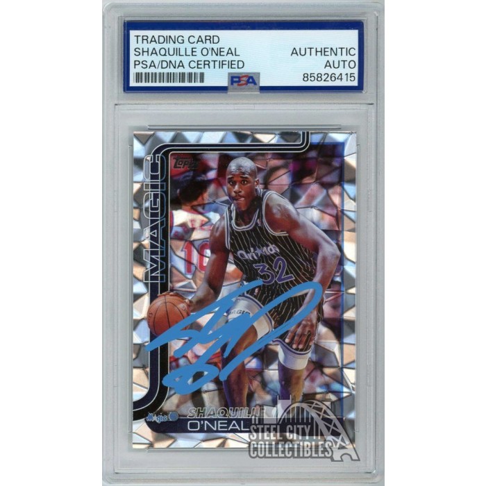 Shaquille O'Neal 2025-26 Topps Diamante Autograph Card #260 PSA