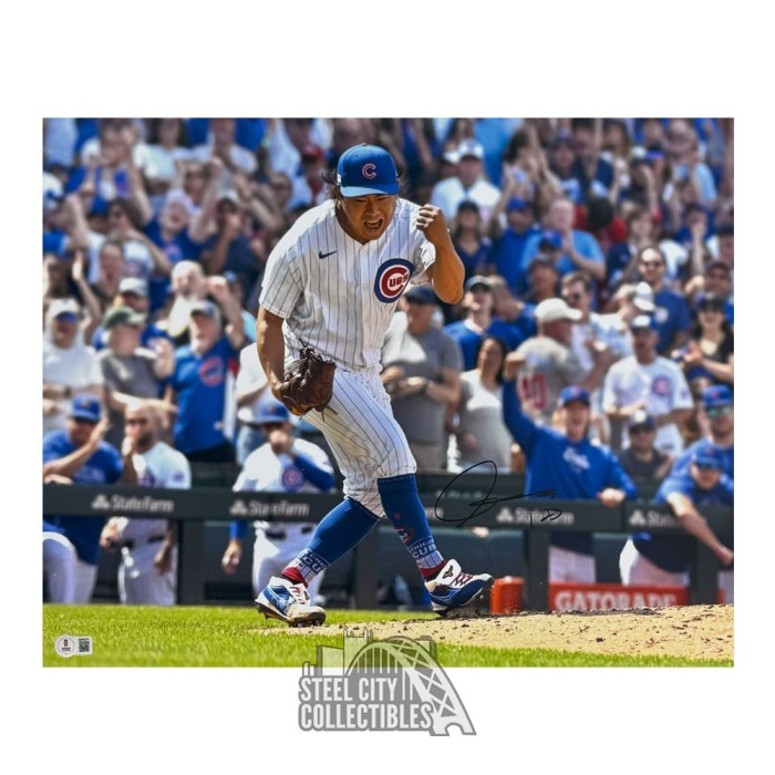 Shota Imanaga Autographed Chicago Cubs 16x20 Baseball Photo - BAS ...