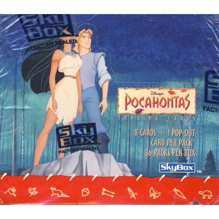2 Box of Disney Pocahontas Trading Card 36 Unopened Pack Box Total 72 Packs