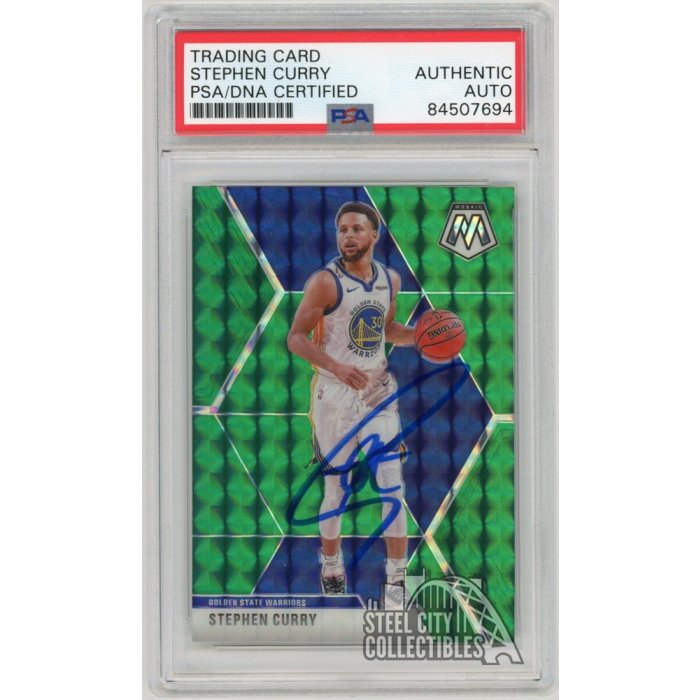 Stephen Curry 2013-14 Panini Prizm Autograph Card #176 - PSA/DNA 10