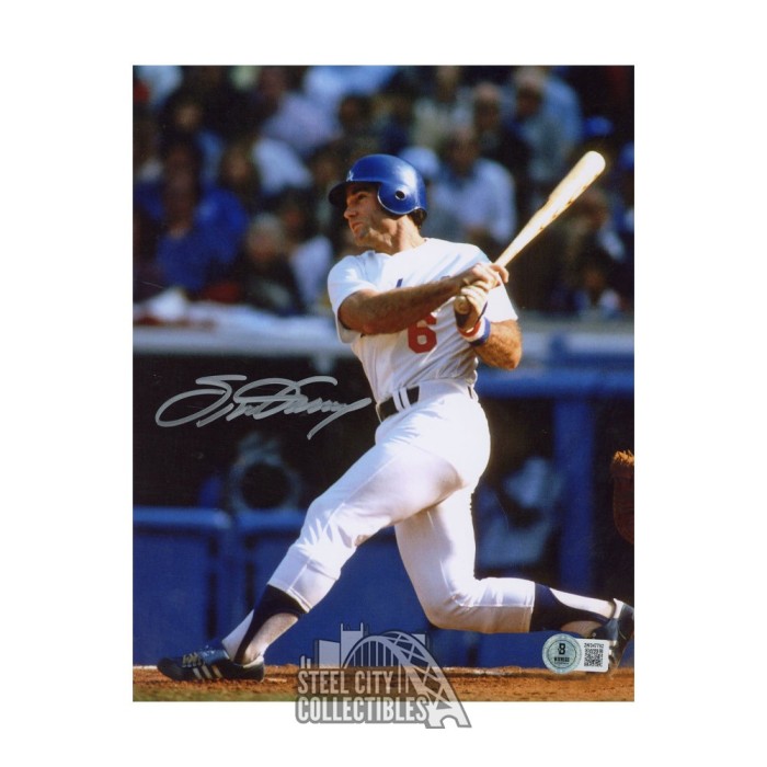 Steve Garvey Autographed Los Angeles 8x10 Baseball Photo - BAS | Steel ...