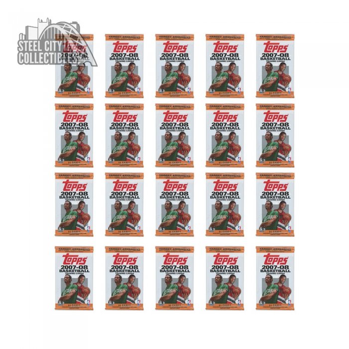 2007-08 Topps Basketball Target Exclusive Retail 20-Pack Lot | Steel ...