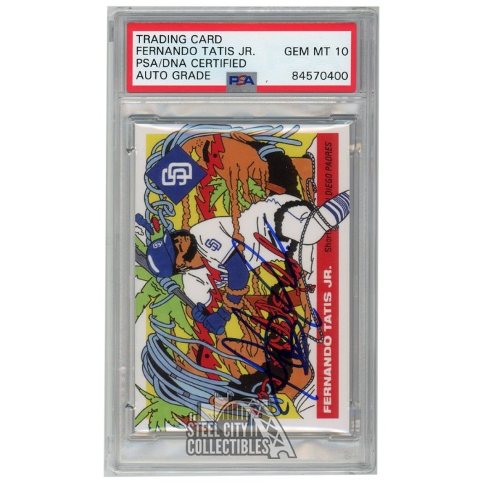 Fernando Tatis Jr 2021 Topps Project 70 Autograph Card #2