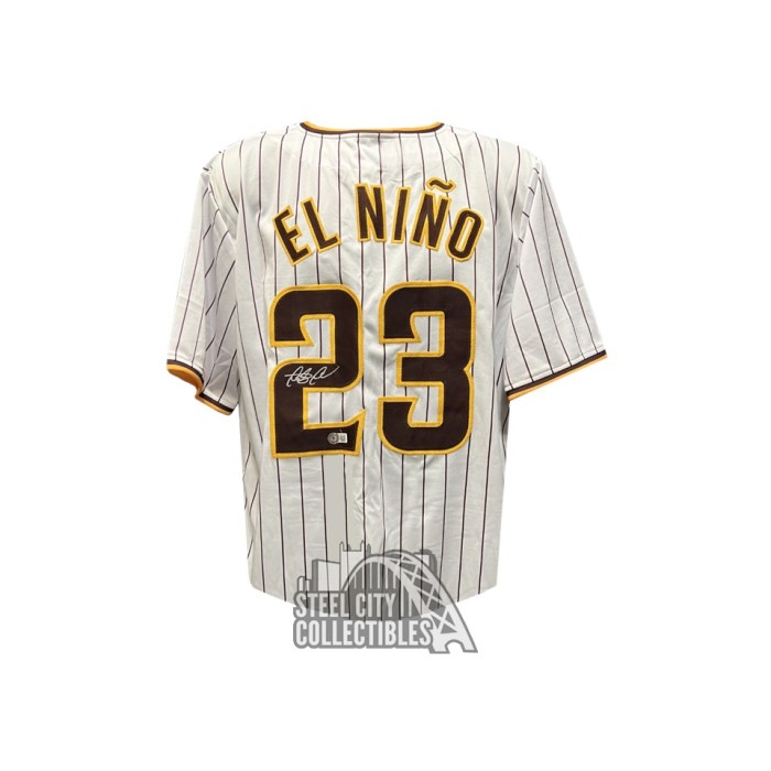 Fernando Tatis Jr Autographed El Nino San Diego Custom White Pinstripe  Baseball Jersey - BAS