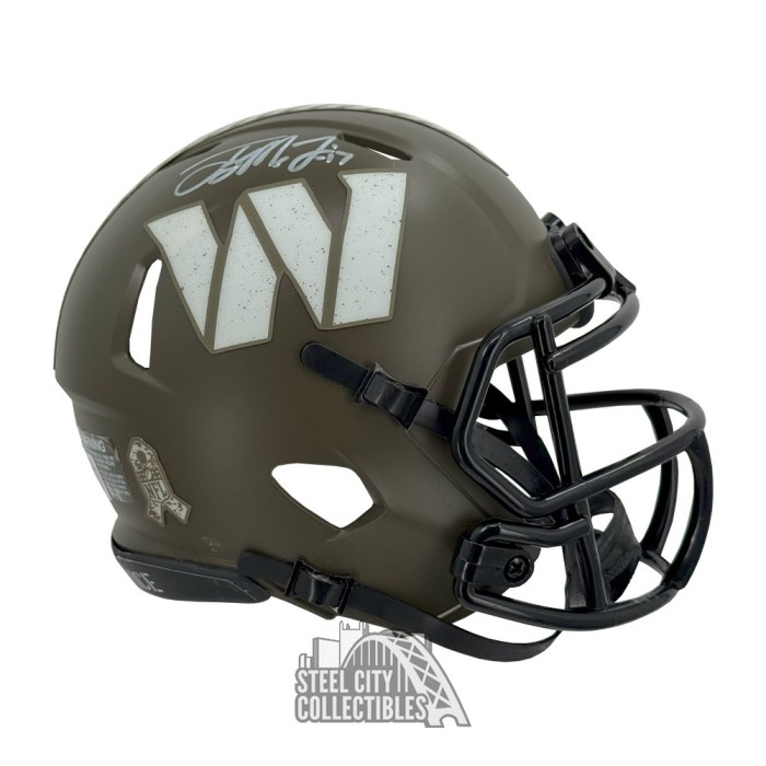 Terry McLaurin Autographed Washington Commanders Salute To Service Mini ...