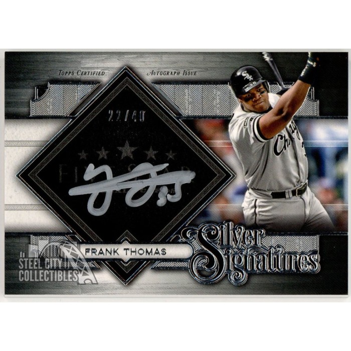Frank Thomas 2022 Topps Five Star Silver Signatures Autograph Card