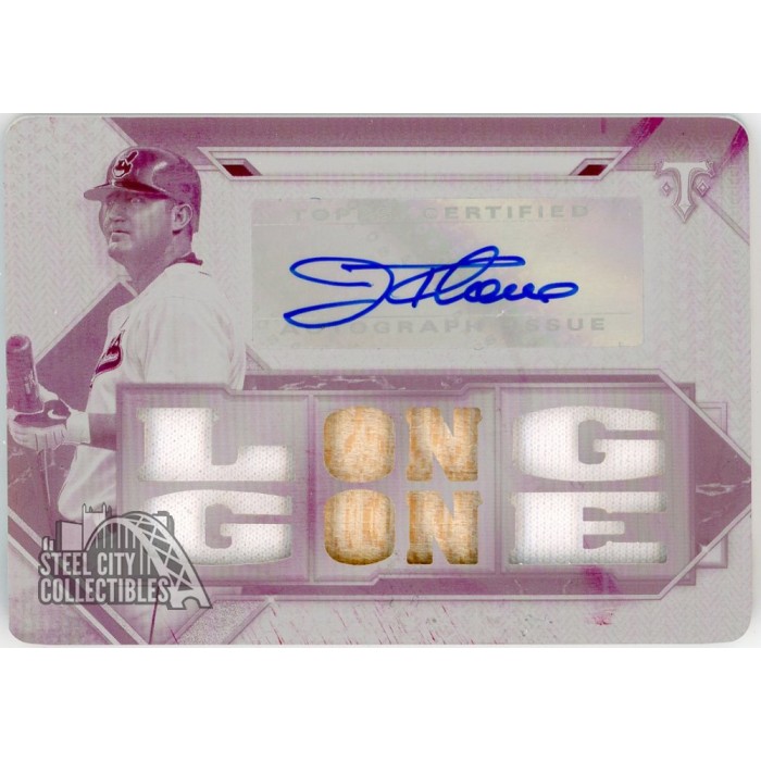 Jim Thome 2021 Topps Triple Threads Relic Autograph White Whale ...