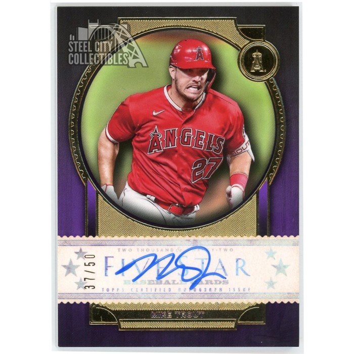 2024 Topps Mike Trout auto 25枚限定 サインカード - メルカリ