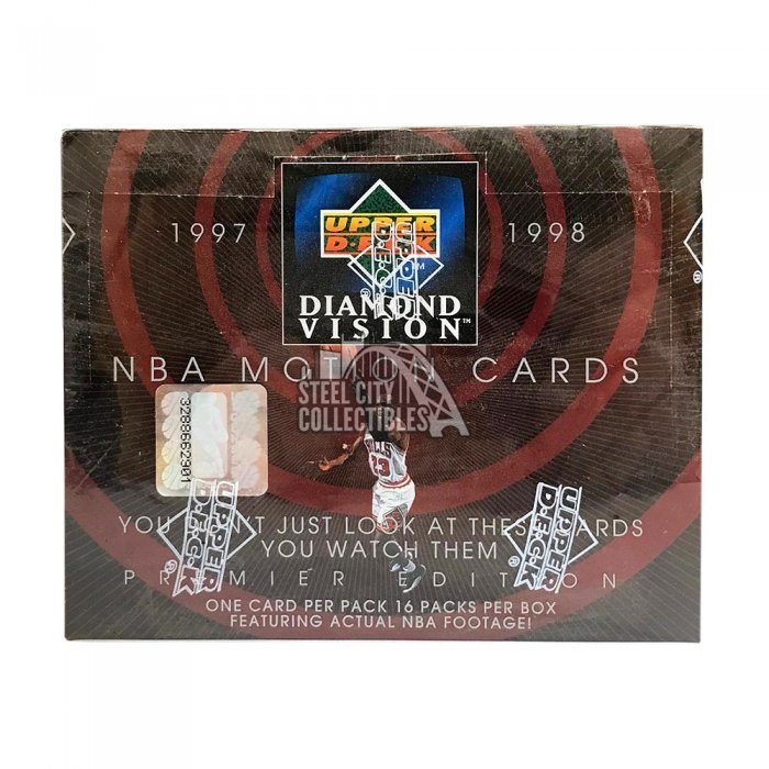 1997-98 Upper Deck Diamond Vision Basketball Hobby Box | Steel
