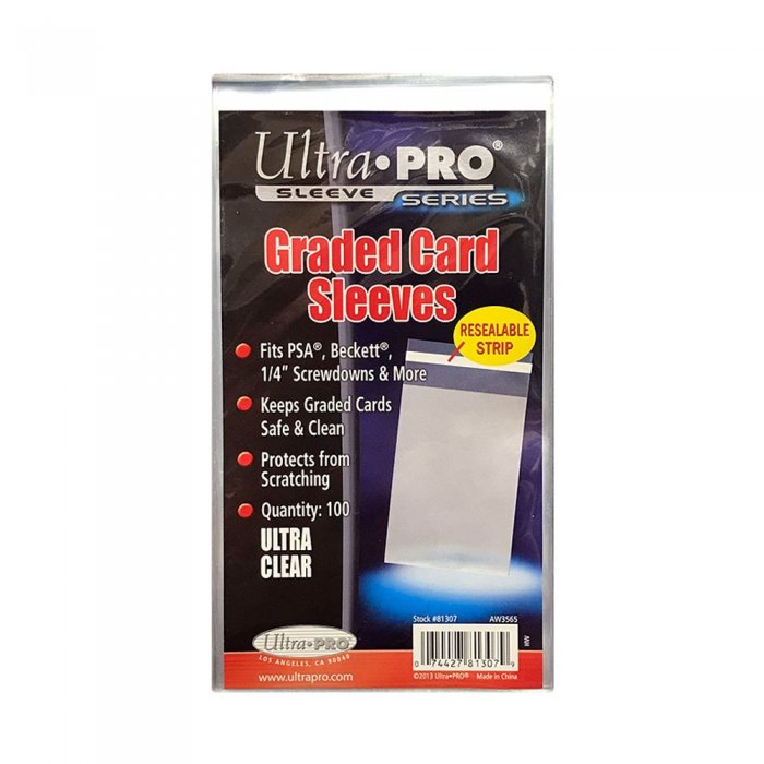 Cardboard Gold Ultra Graded Card Bags - 100 Pack Resealable Protective Sleeves For PSA, Beckett Slabs - View #13
