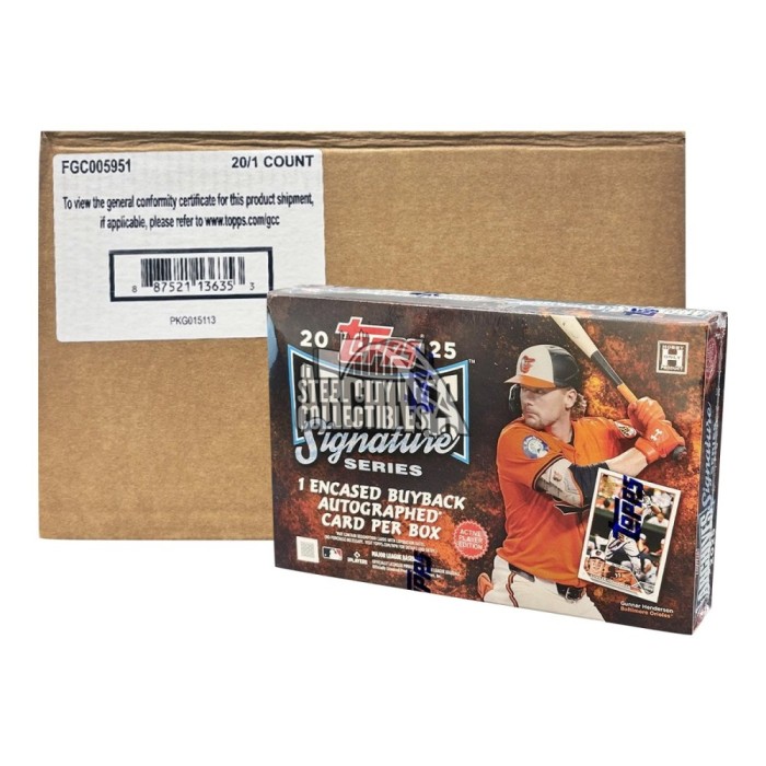 2025 Topps Archives Signature Series Active Players Edition