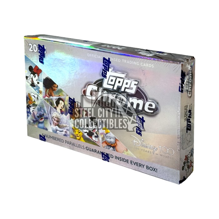 2023 Topps Disney 100 Chrome Hobby Box | Steel City Collectibles