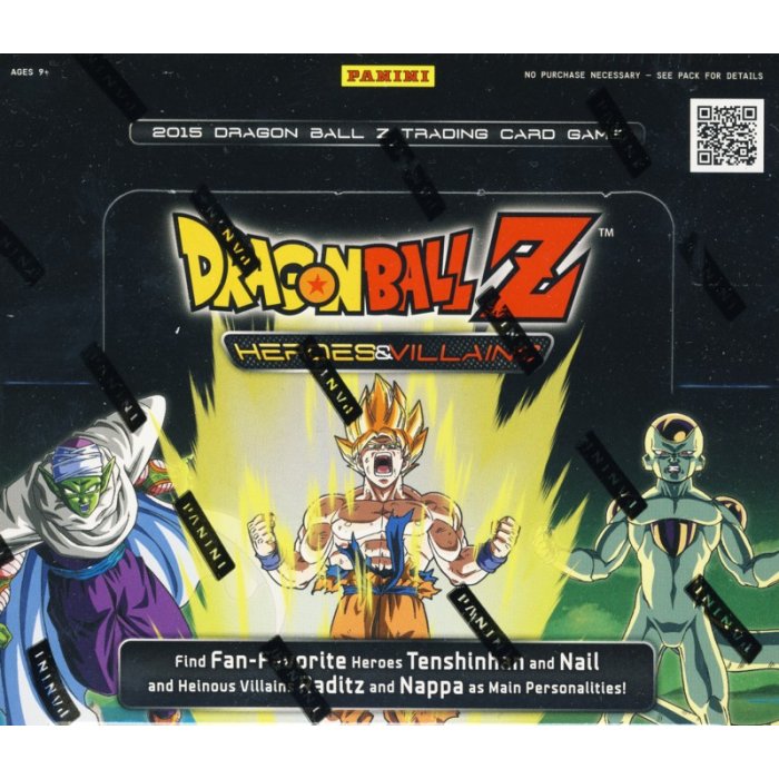 2015 Panini Dragon Ball Z Heroes & Villains TCG/CCG Sealed Booster Case DBZ NEW 