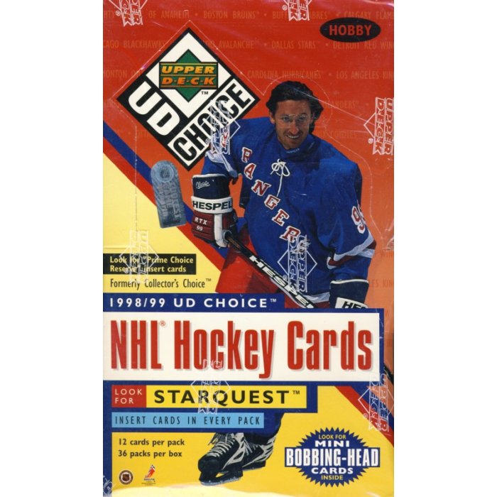【激安】ポッキー&トッポ合計94箱 1998-99 Upper Deck Collector's Choice Hockey Hobby Box | Steel