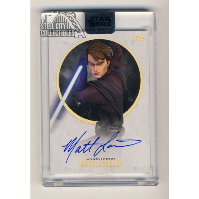 Matt Lanter Anakin Skywalker 2017 Topps Star Wars Stellar