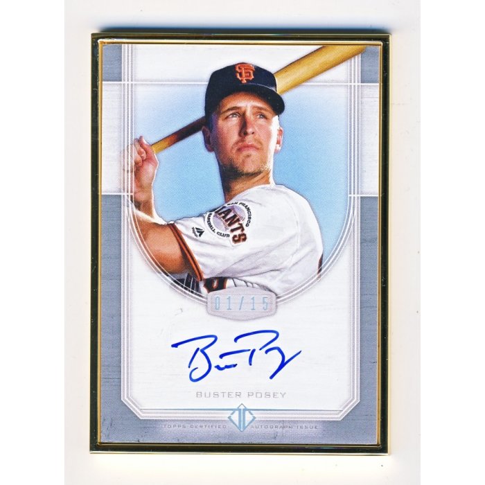 buster posey autographed baseball