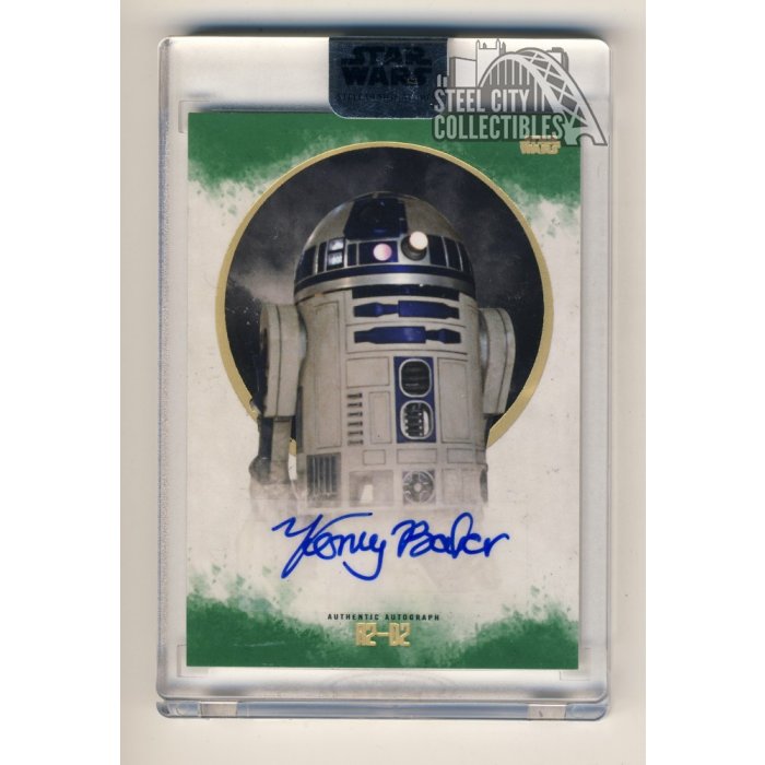 Kenny Baker R2-D2 2017 Topps Star Wars Stellar Signatures