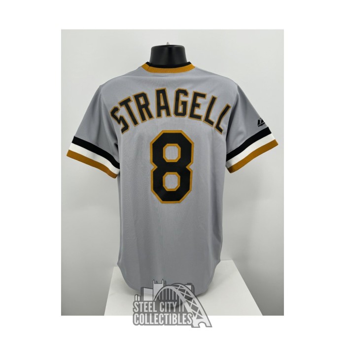 Willie Stargell Unsigned Pittsburgh Pirates Cooperstown Collection Jersey Name Misspelled Steel City Collectibles