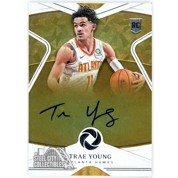 Trae Young 2018-19 Panini Opulence Rookie Autograph Card #118 13