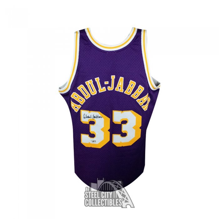 Kareem Abdul-Jabbar Signed Autographed Mitchell & Ness Yellow Home Jersey  Lakers at 's Sports Collectibles Store