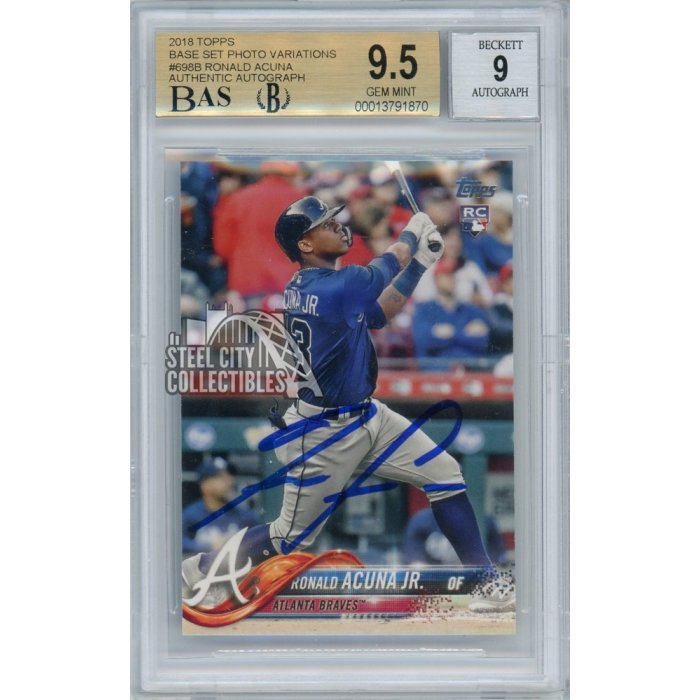 Ronald Acuna Jr 2018 Topps Series 2 Variations Autograph Rookie