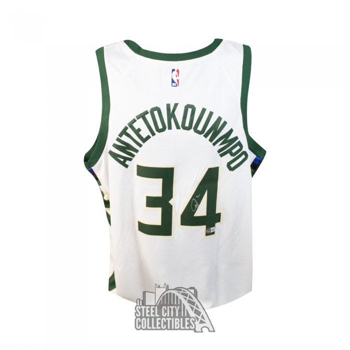 signed giannis antetokounmpo jersey