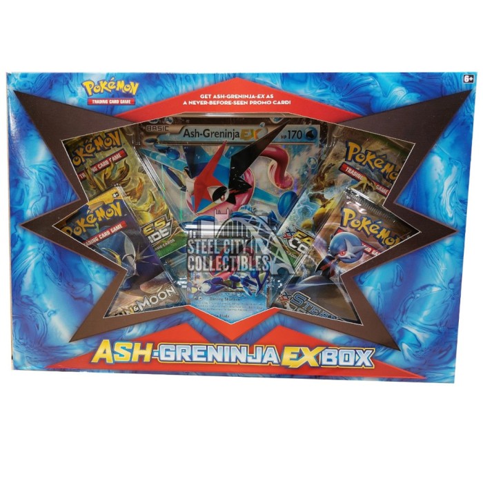 Pokemon TCG Ash-Greninja-EX Trading Card Box