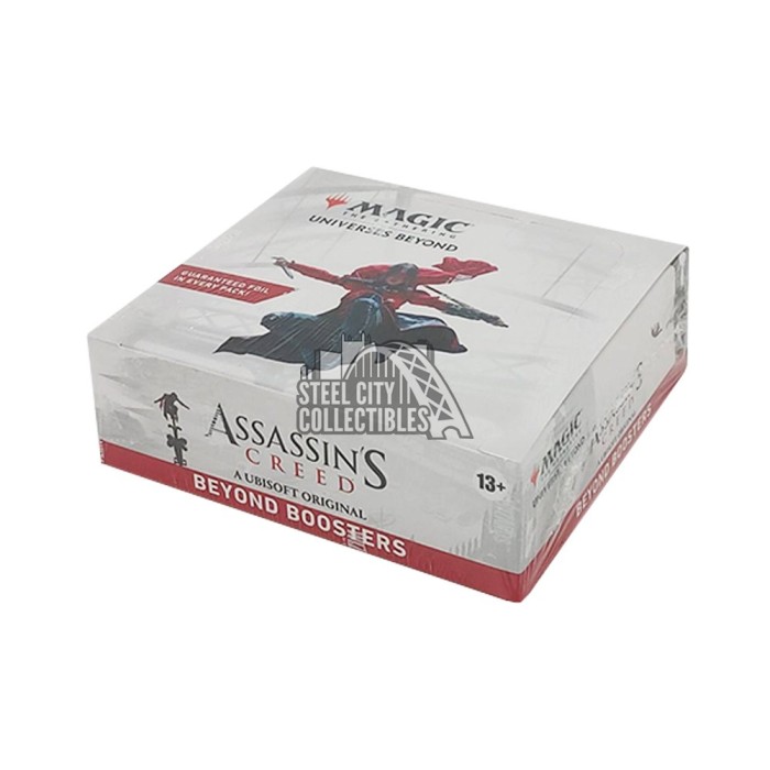 assassin's creed play booster box Amazon.com: Magic: The Gathering - Assassin's Creed Collector Booster | 10  Cards in Each Pack main image 0