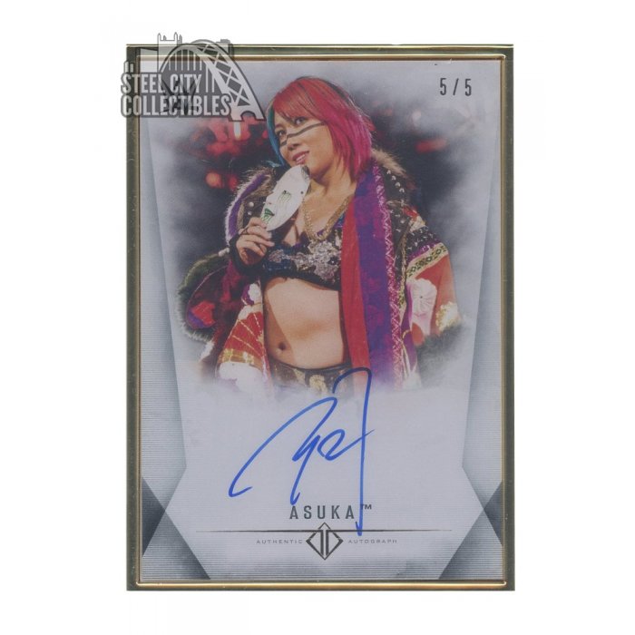 99枚限定 Impeccable WWE ASUKA 明日華 直筆サインカード Yahoo!オークション -「wwe asuka」(トレーディングカード) の