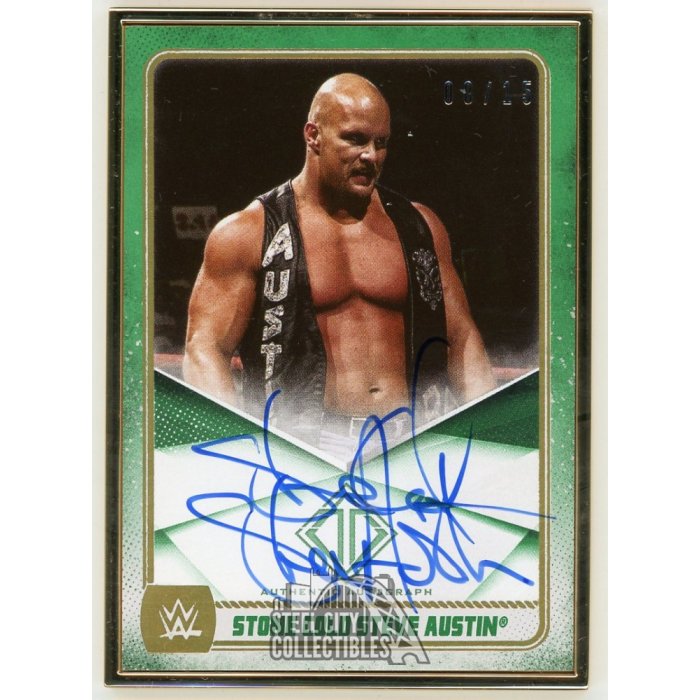 Stone Cold Steve Austin 2020 Topps Transcendent WWE Autographed