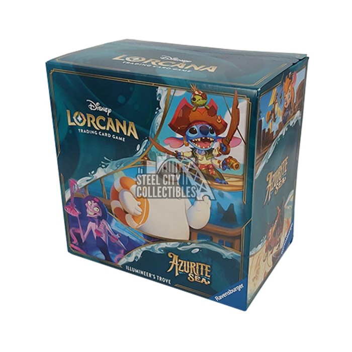 Disney Lorcana Azurite Sea Set 6 Illumineer's Trove | Origin