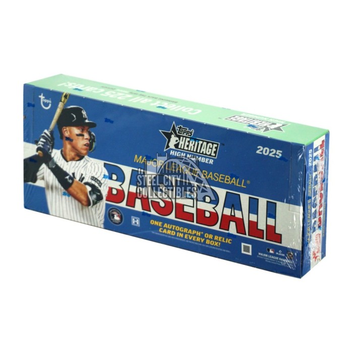 2025 Topps Heritage High Number Baseball Hobby Box | Steel City